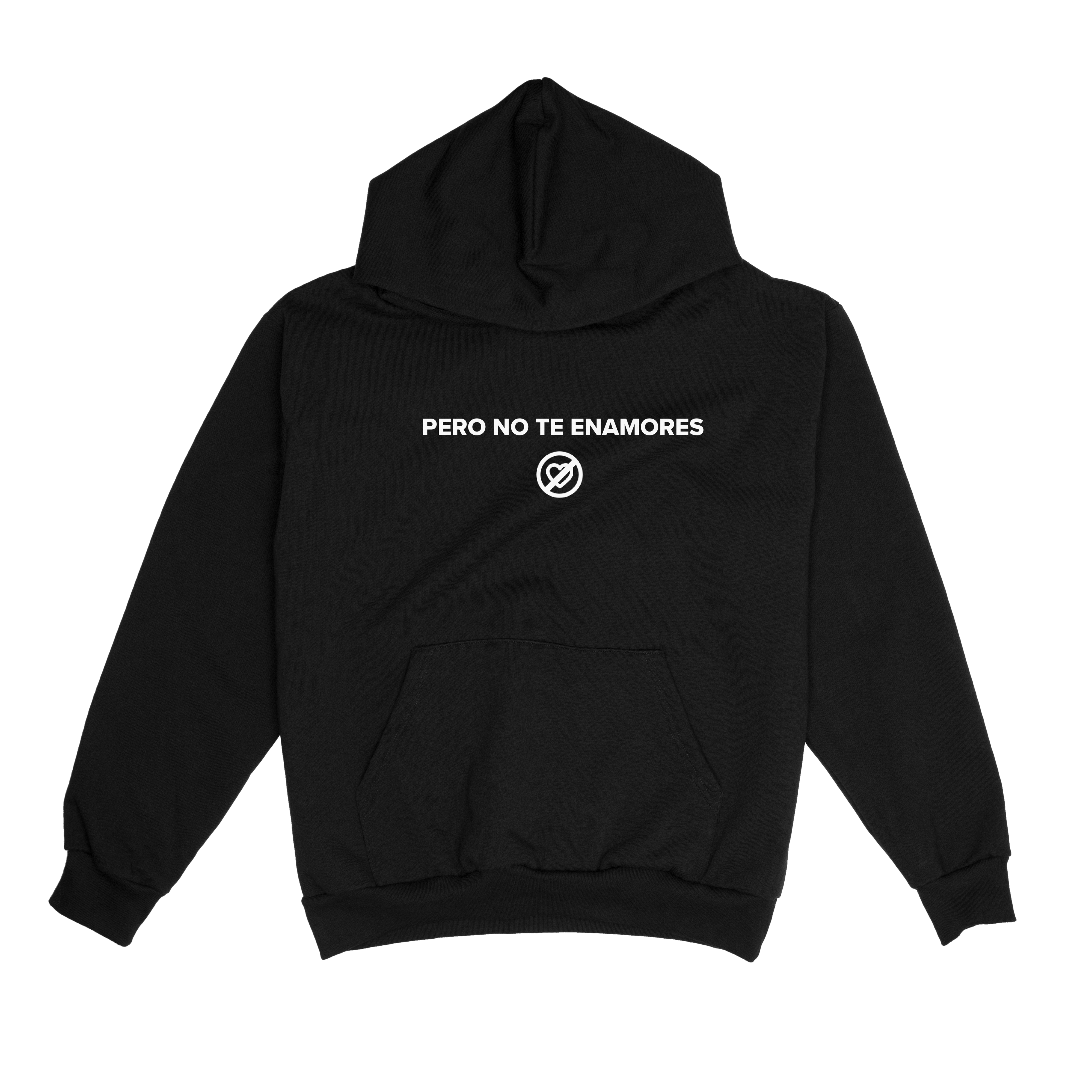NO TE ENAMORES OFFICIAL TOUR HOODIE BLACK