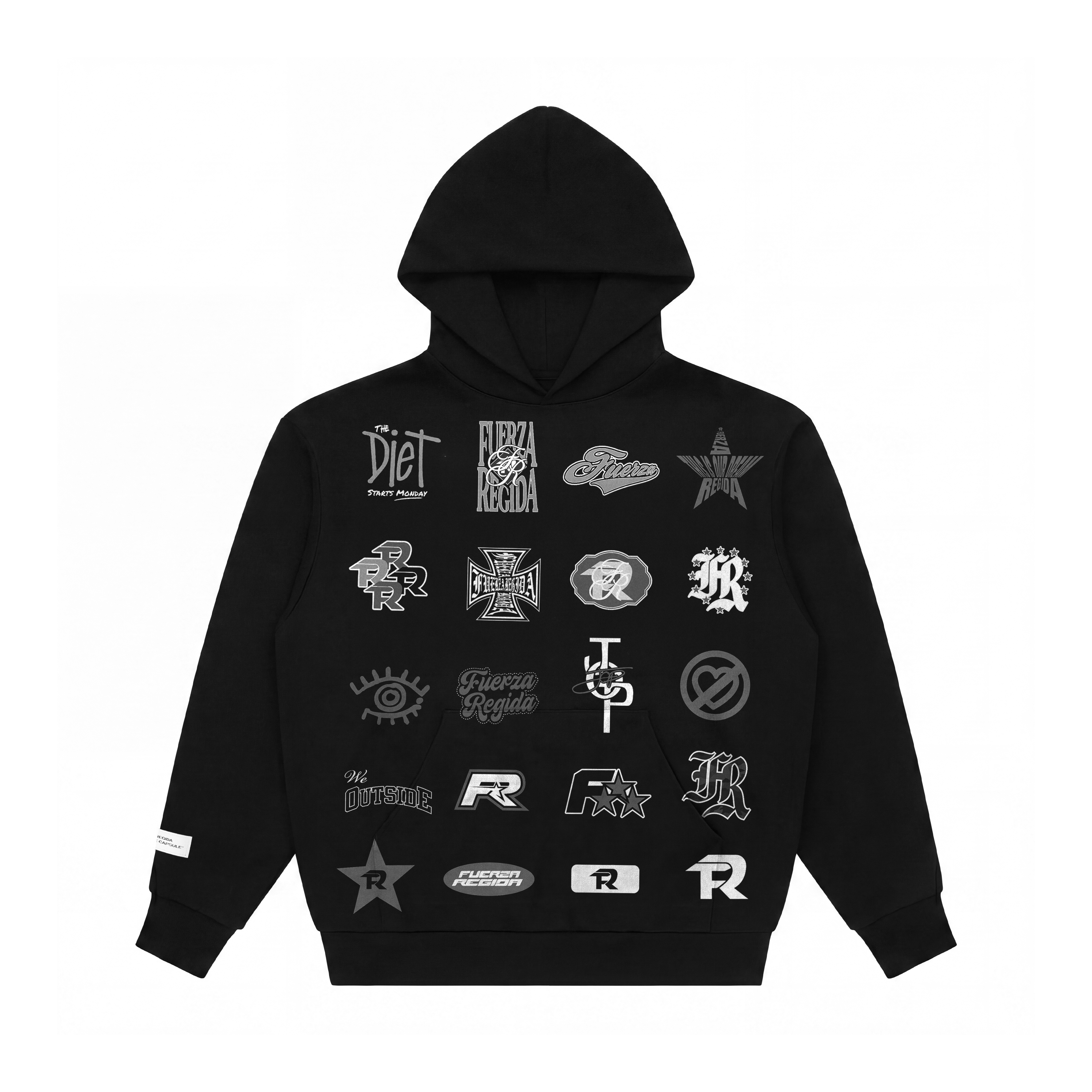 8egreedy × regista パーカー LEGACY - HOODIE BLACK – FUERZA REGIDA