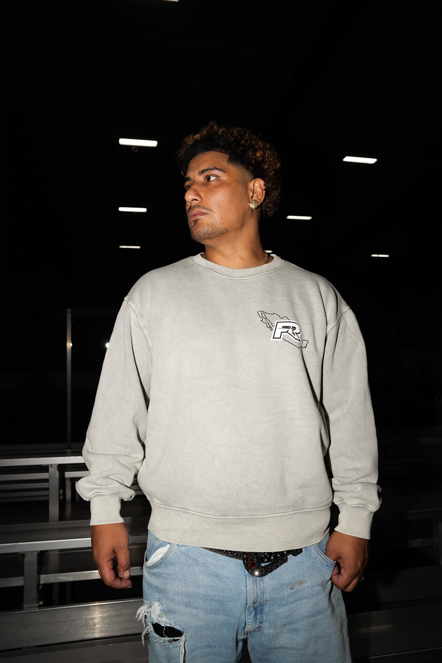 ESTADO FUERZA - HEATHER CREWNECK