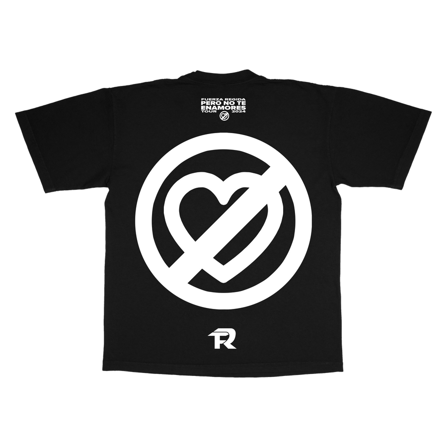 NO TE ENAMORES OFFICIAL TOUR -  BLACK S/S TEE