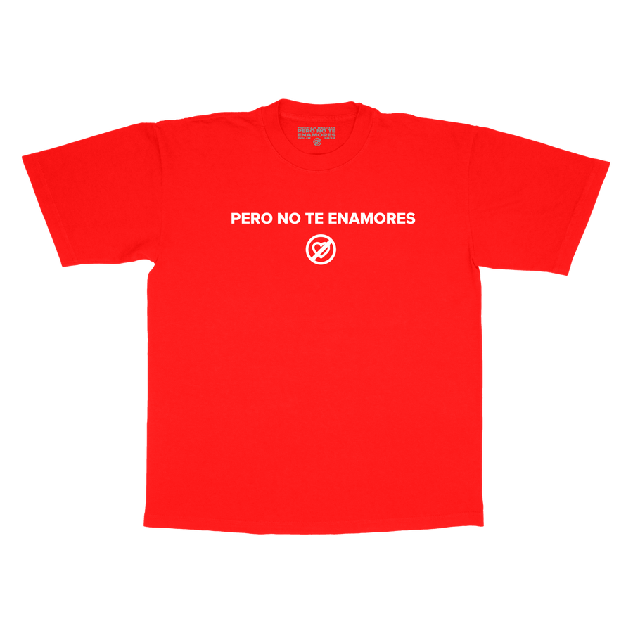 NO TE ENAMORES OFFICIAL TOUR -  RED S/S TEE