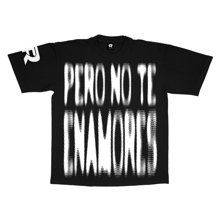 PNTE BLURRY  -  BLACK S/S TEE