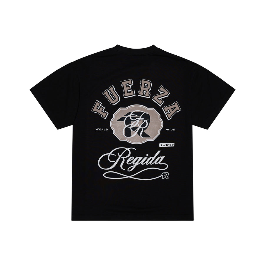 COLLEGE - BLACK S/S TEE