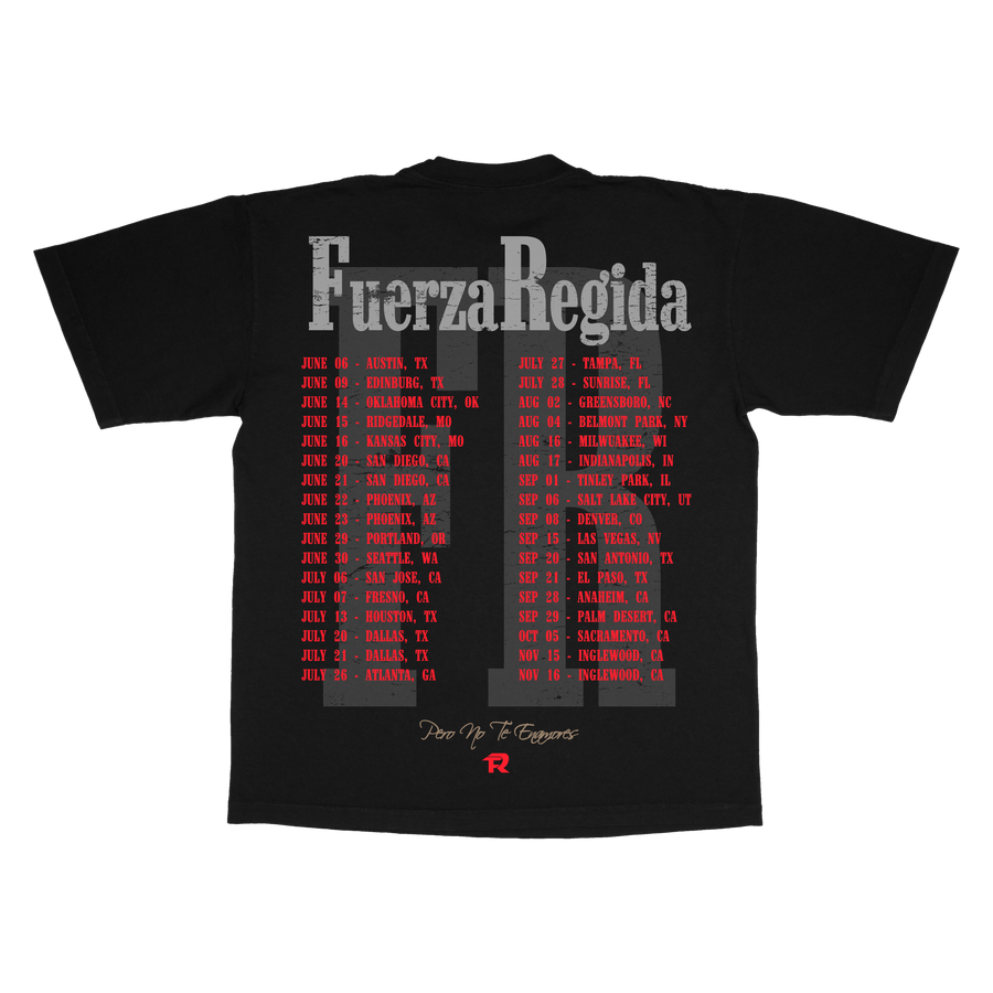 BAND TOUR DATES -  BLACK S/S TEE