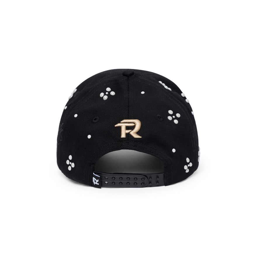 FR PEARLS - HAT BLACK