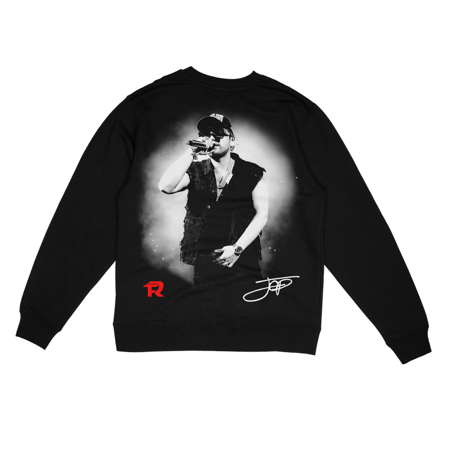 JOP CHROME CREWNECK - BLACK