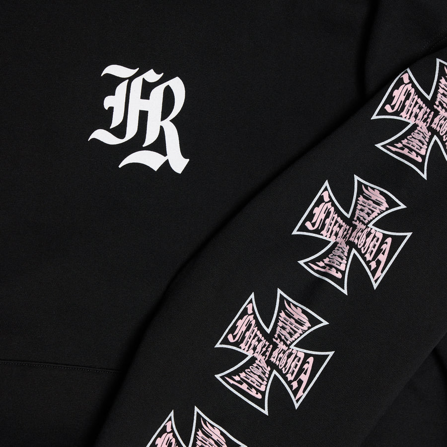 PINK CHOPPER - HOODIE BLACK