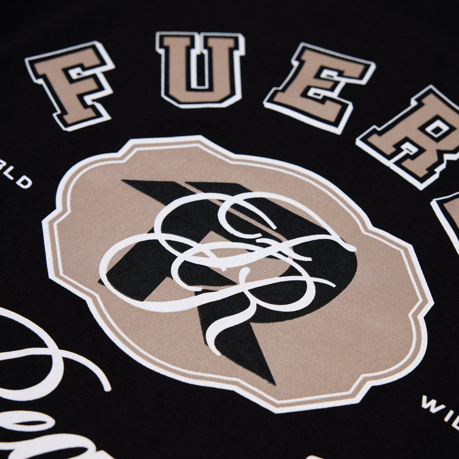 COLLEGE - BLACK S/S TEE