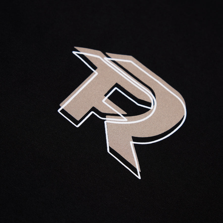 COLLEGE - BLACK S/S TEE