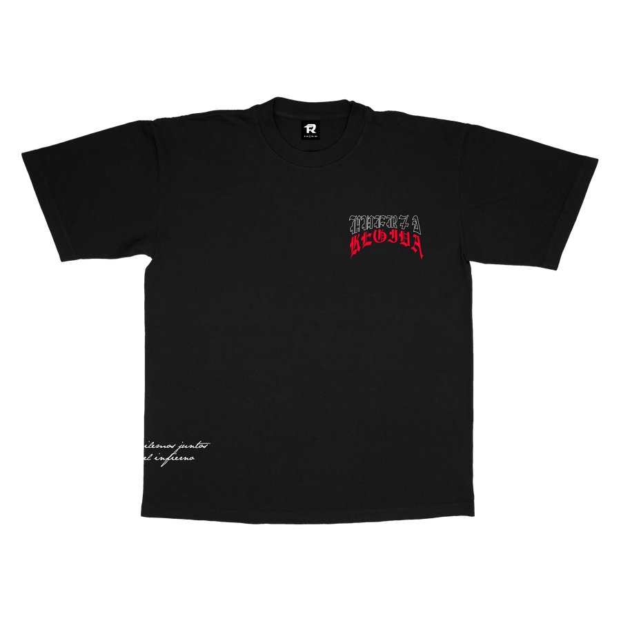 LOVE FLAMES  - BLACK S/S TEE