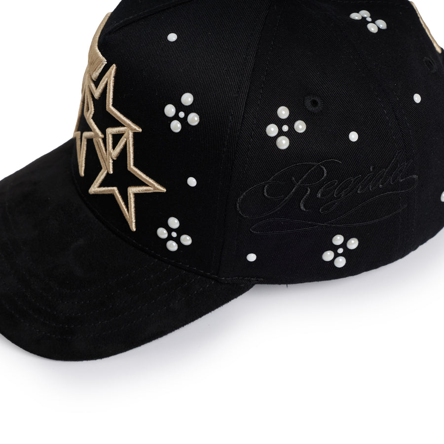 FR PEARLS - HAT BLACK