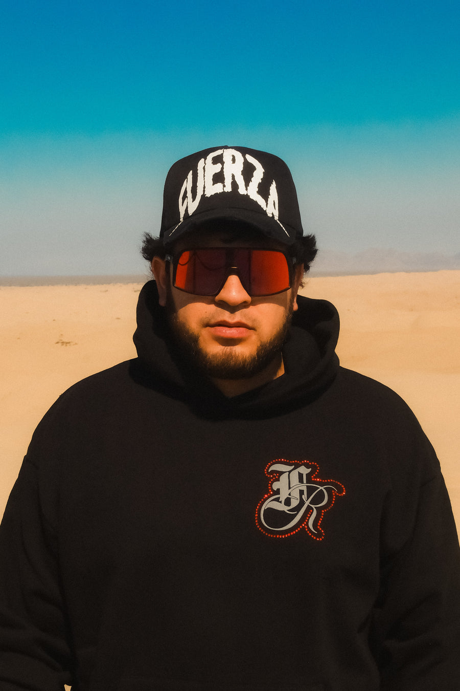 FUERZA DISTRESS  HAT - BLACK