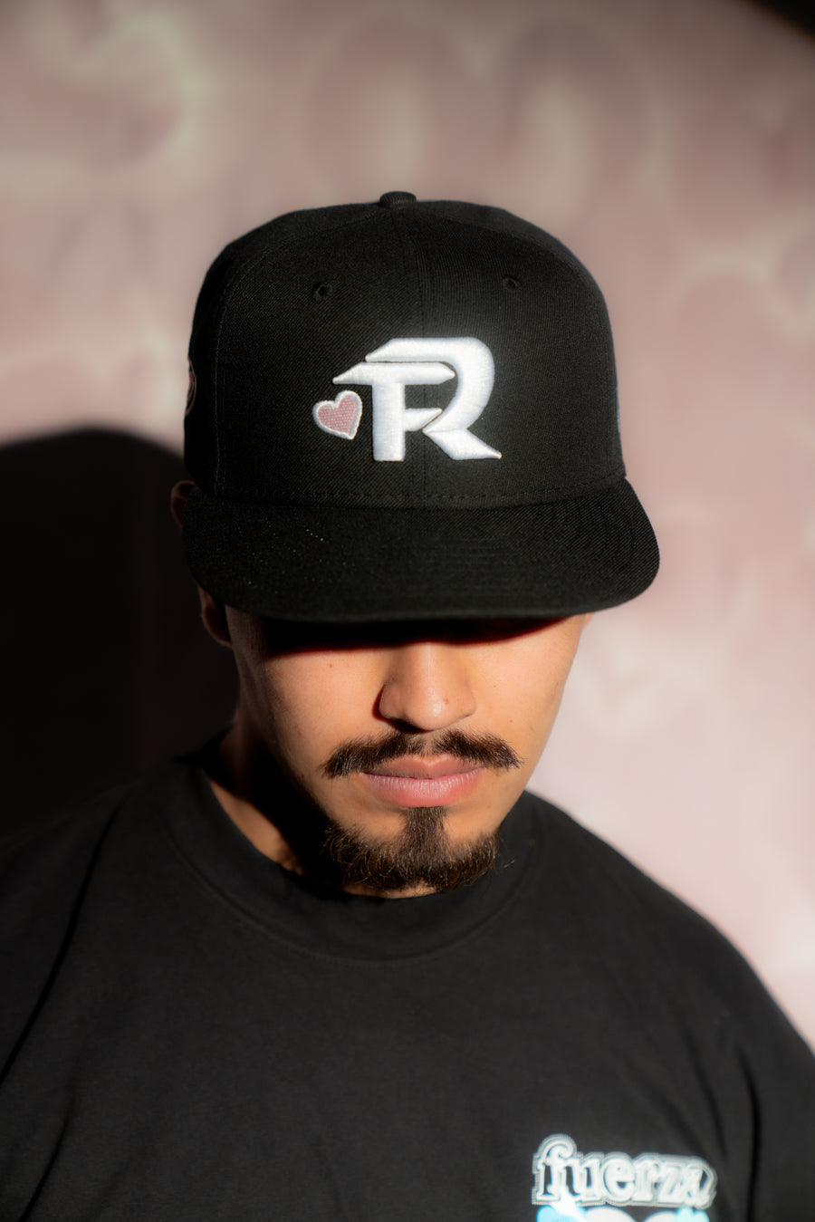 FR VDAY FITTED HAT - BLACK