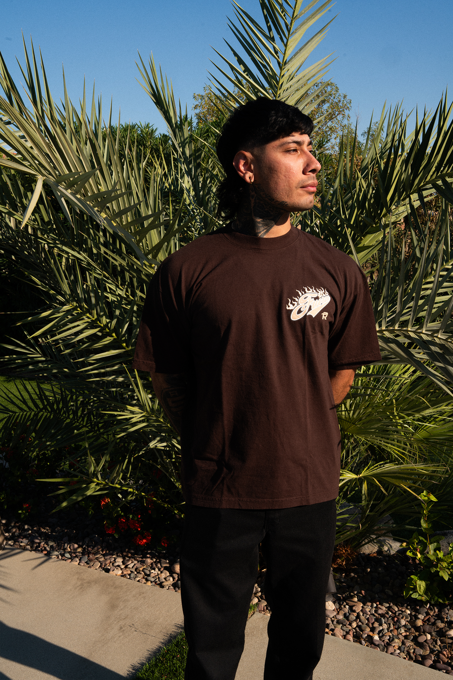 ANGEL CAIDO - BROWN S/S TEE