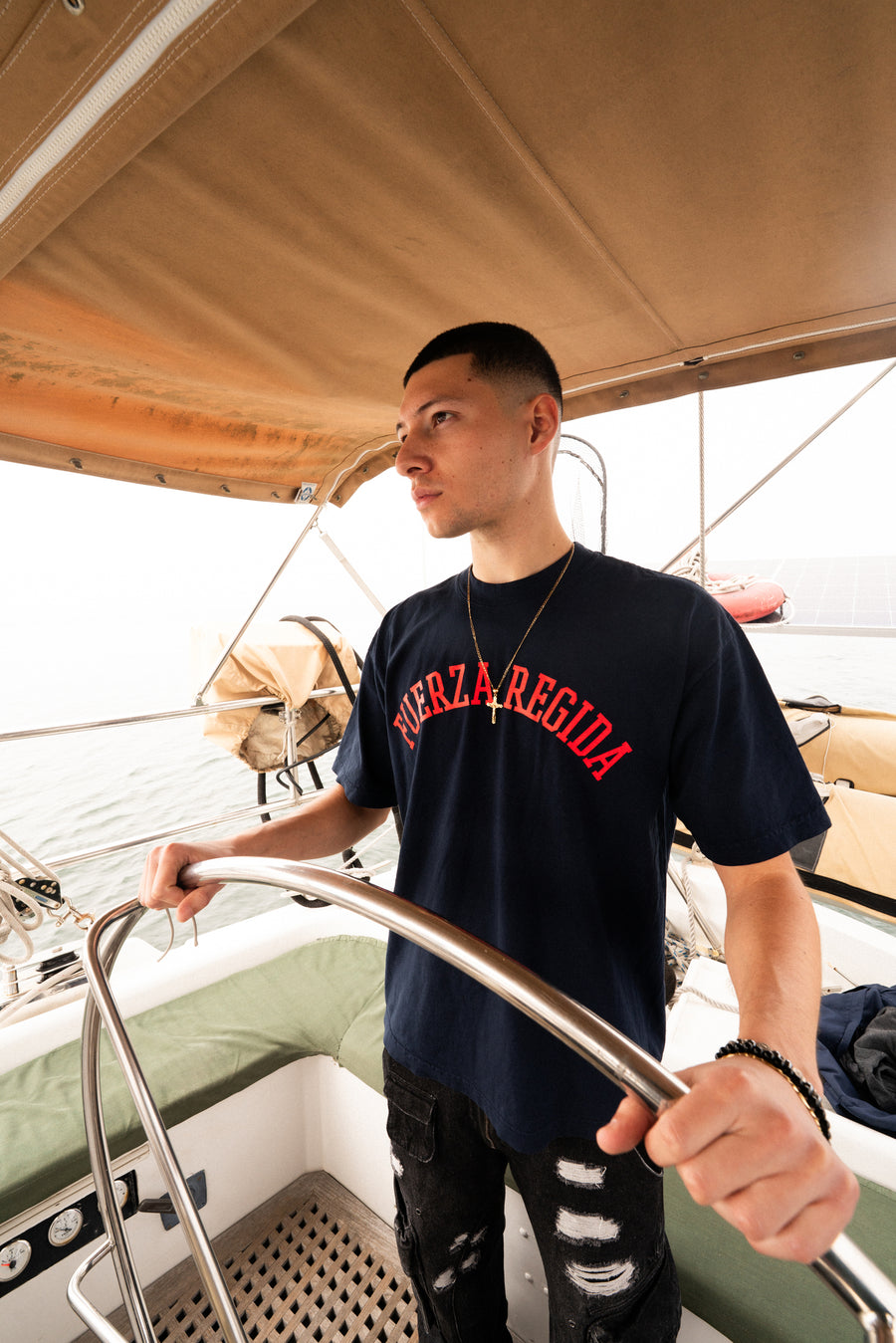 MARES Y YATES - NAVY S/S TEE