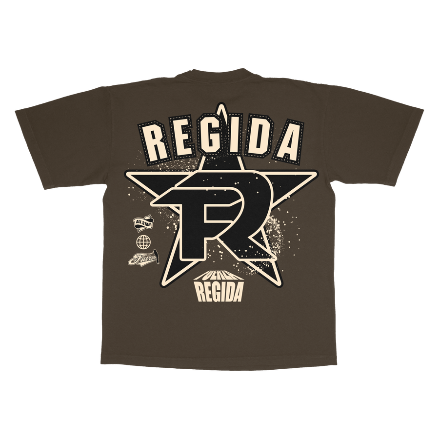 FUERZA ALL STAR  - BROWN S/S TEE