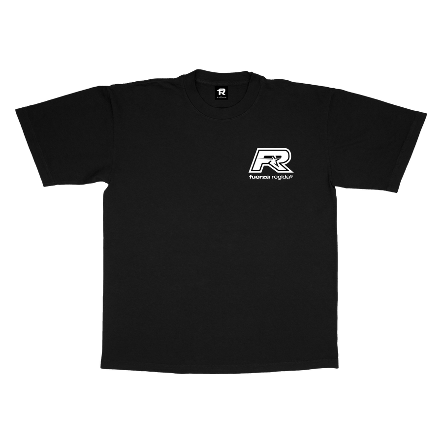 FR STAR LOGO-  BLACK S/S TEE