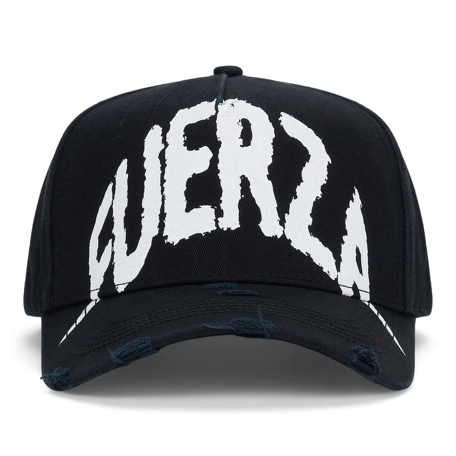FUERZA DISTRESS  HAT - BLACK