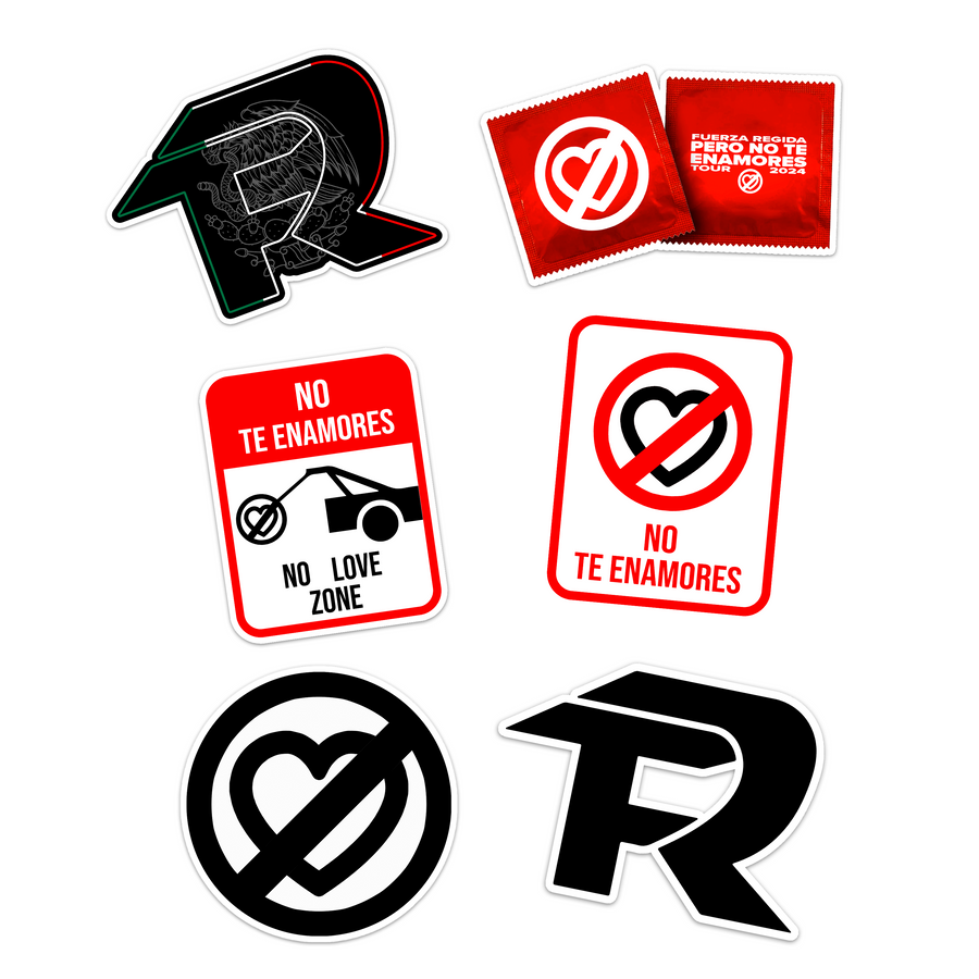 FR STICKER PACK - 6 STICKERS – FUERZA REGIDA