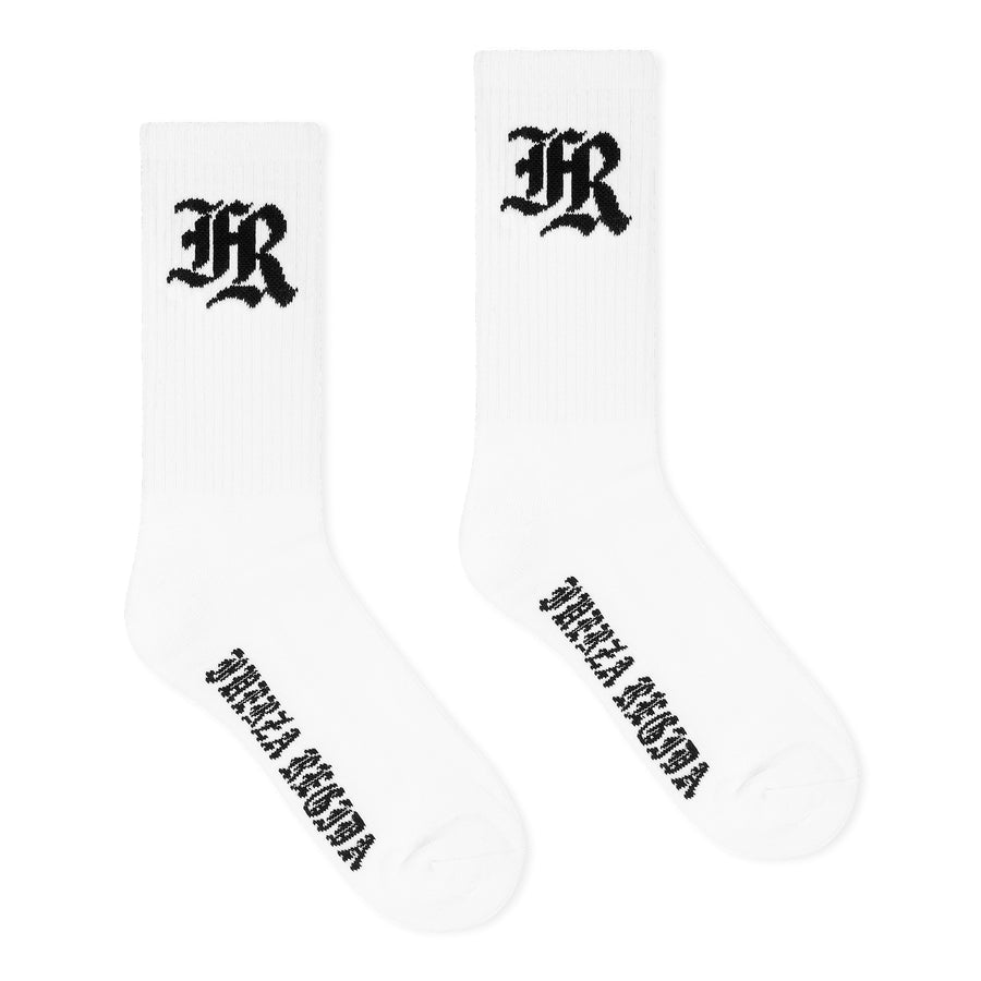 FUERZA REGIDA SOCKS FR - WHITE