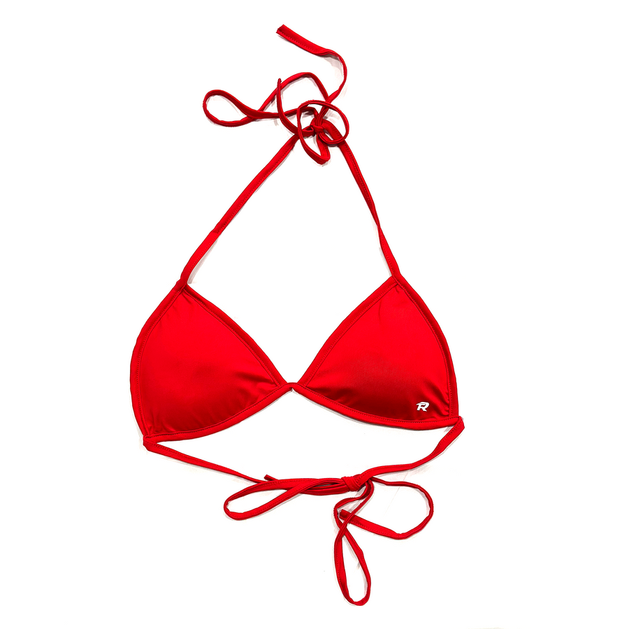 PNTE WATER REACTIVE BATHING SUIT TOP - RED