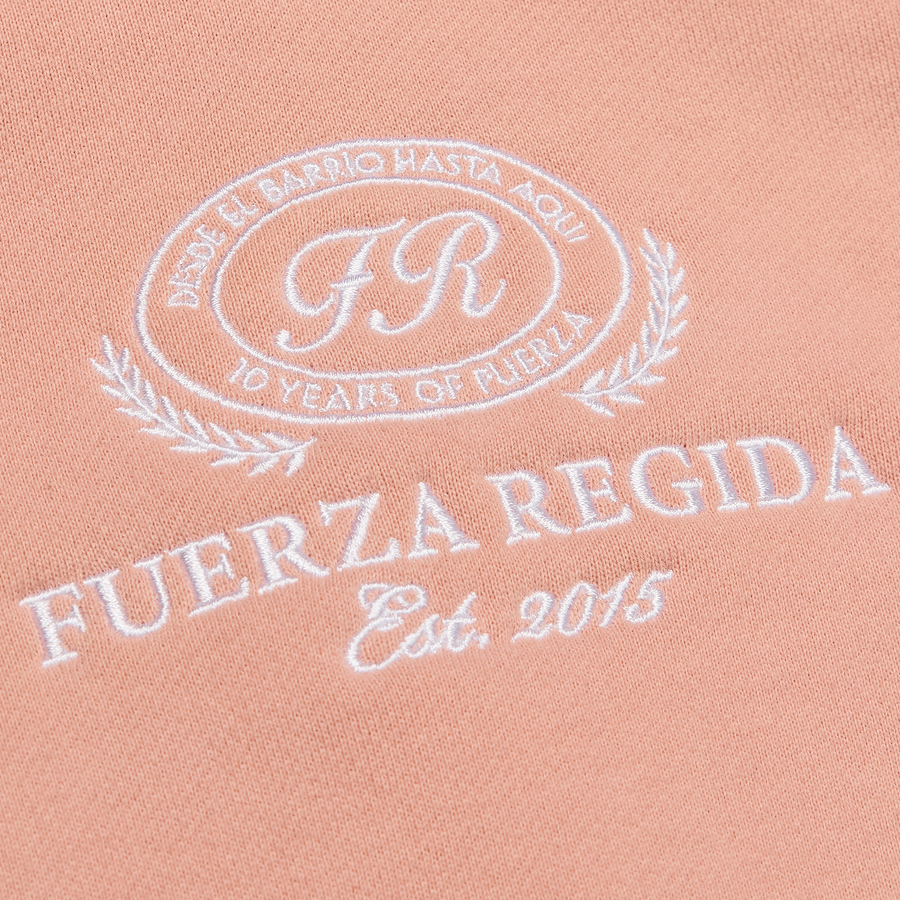 FR LEAGUE - CROPPED HOODIE PINK