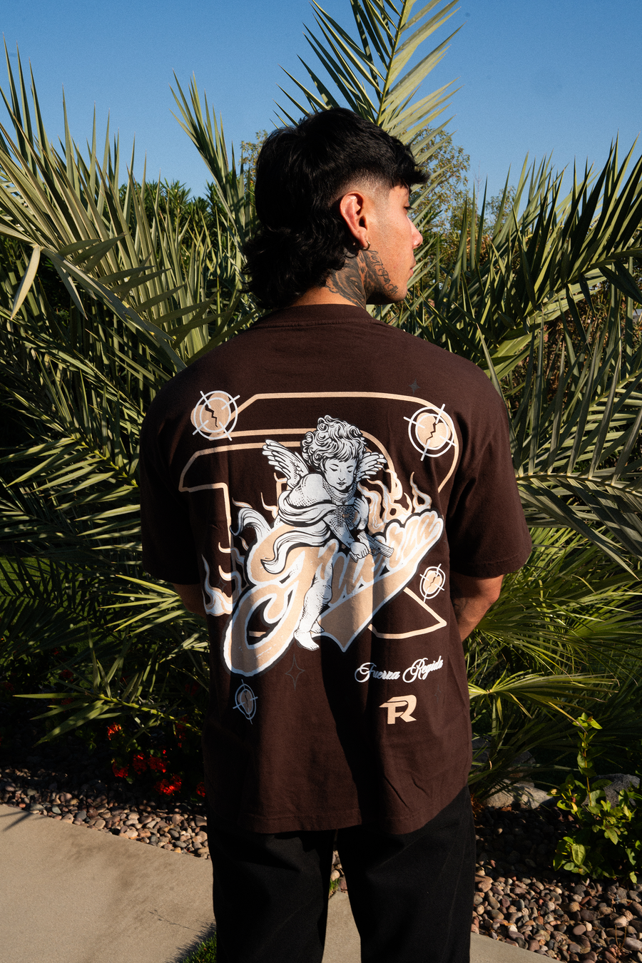 ANGEL CAIDO - BROWN S/S TEE