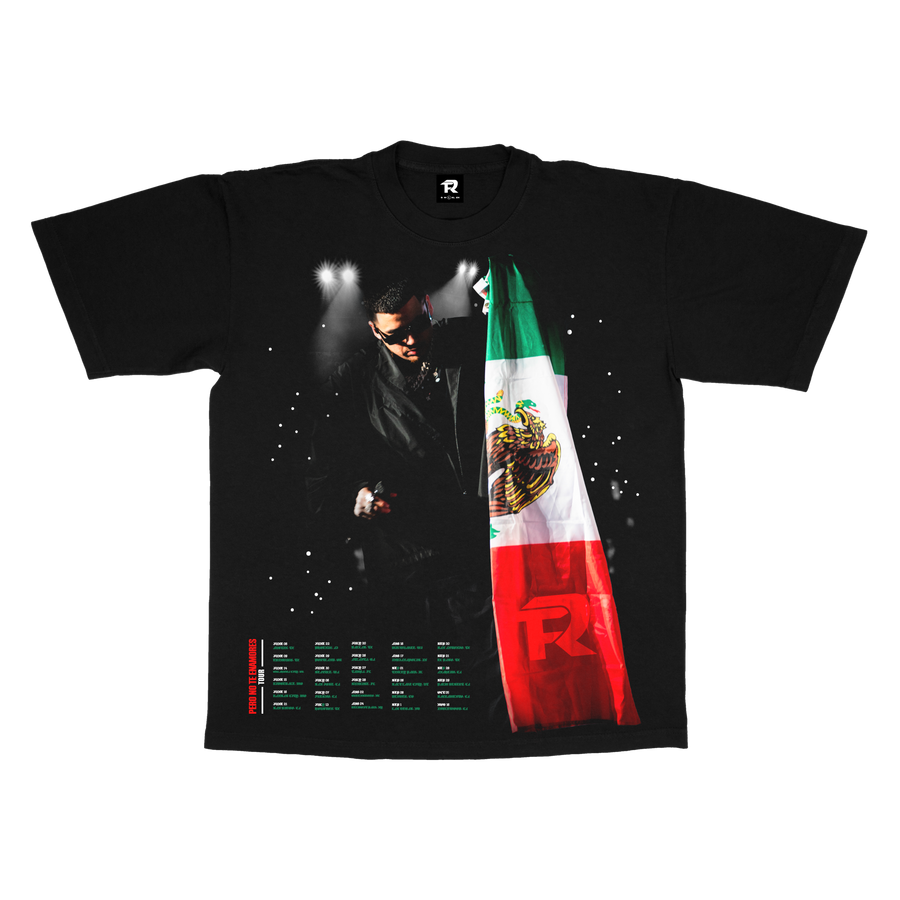 MEXICO FLAG - BLACK S/S TEE