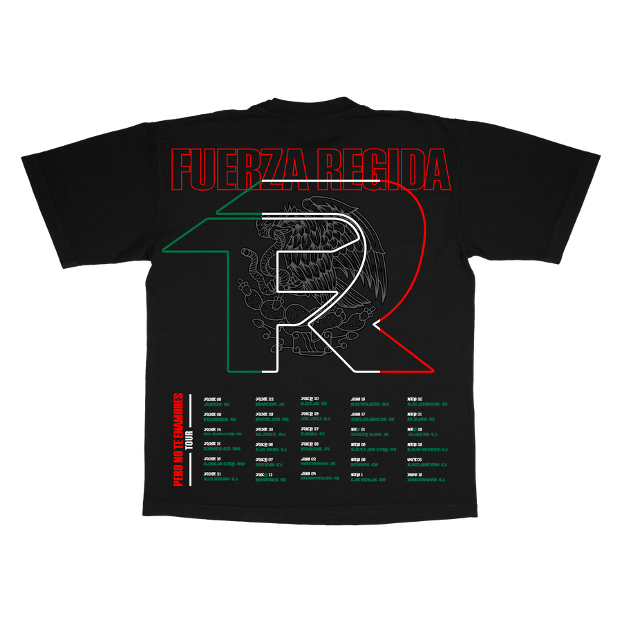 MEXICO FLAG - BLACK S/S TEE